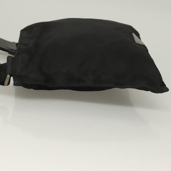 PRADA Shoulder Bag Nylon Black Silver - Picture 5 of 12